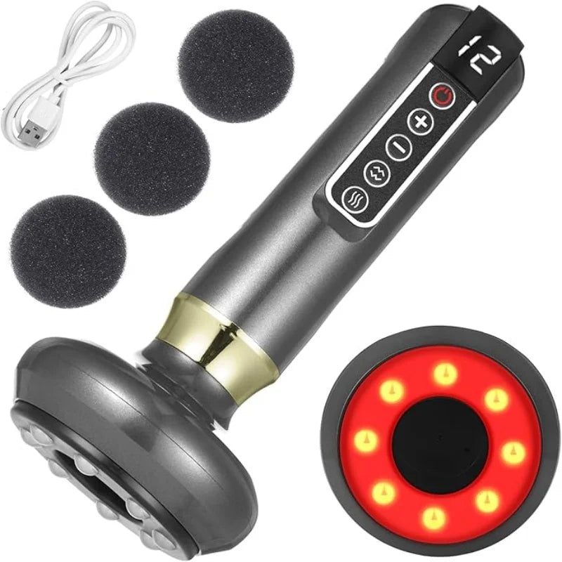 USB Cupping Massage Device With 12 Level Intensity For Back