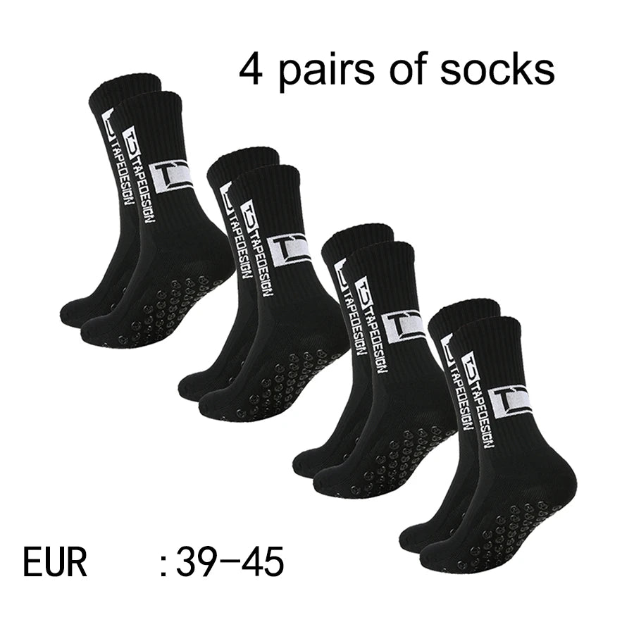 Football Socks Mid Tube Glued for Training and Competition