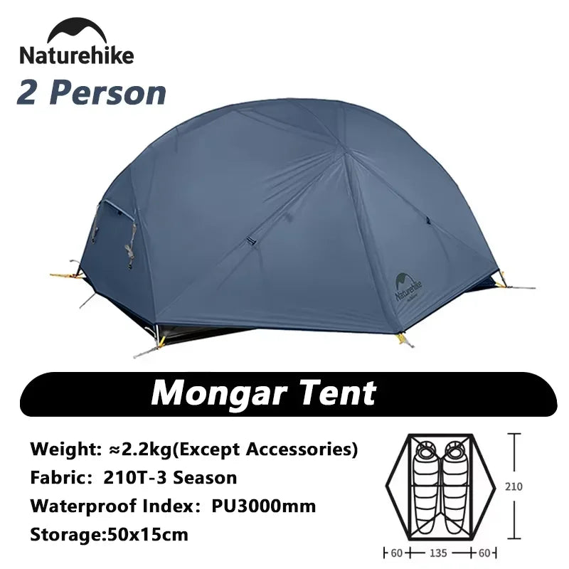 Naturehike Mongar Two Person Waterproof Camping And Hiking Tent