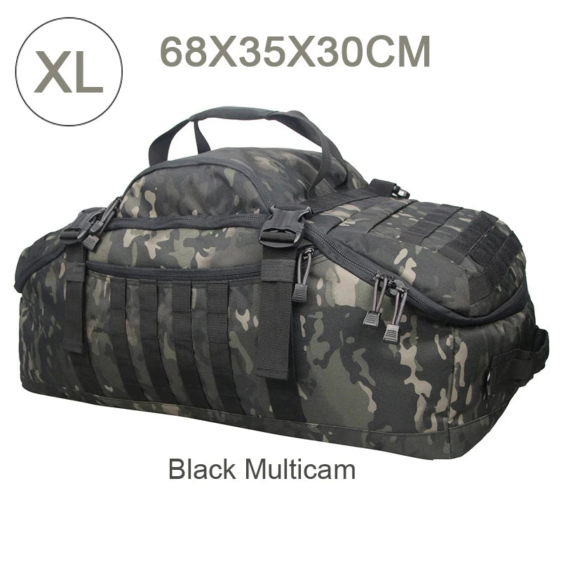 LQARMY Outdoor MOLLE Tactical Backpack For Hiking Travel