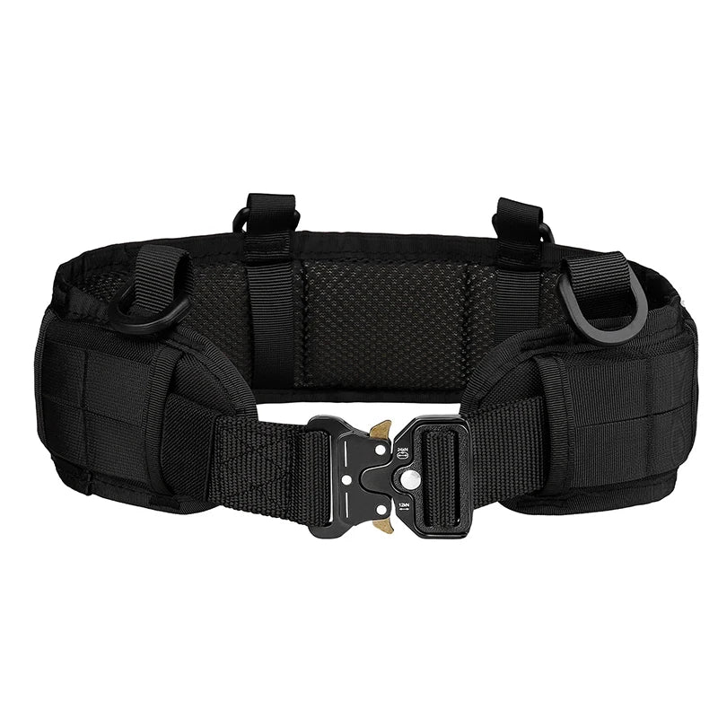 Men's Outdoor Hunting Tactical Belt Multi-Function Buckle Nylon Belt High Quality Outdoors Sport Canvas Belt