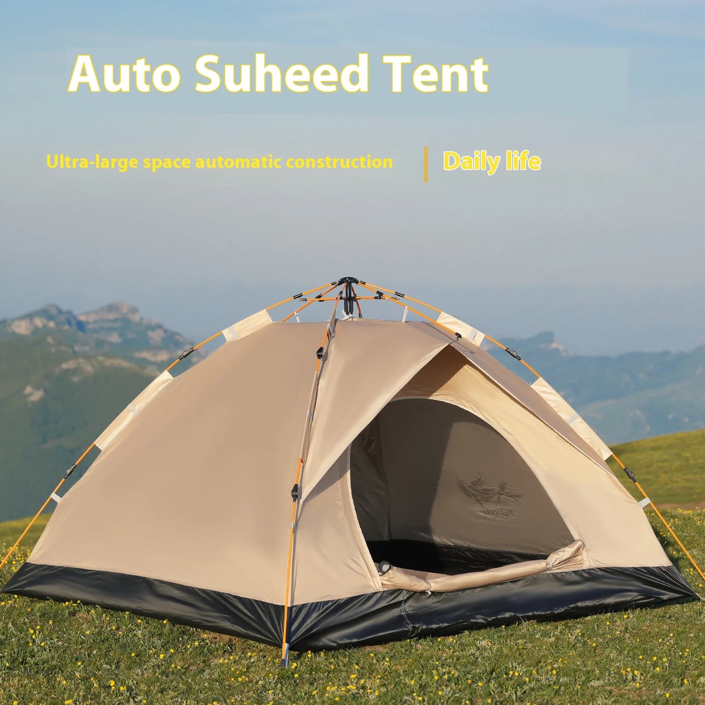 Pakicetus Outdoor Automatic Pop Up Shelter Tent Waterproof Camping