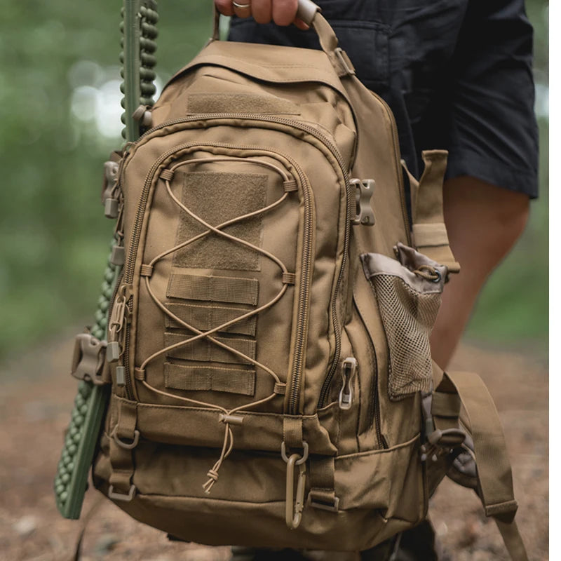 LQARMY Tactical Backpack Large Capacity Outdoor Hiking Bag