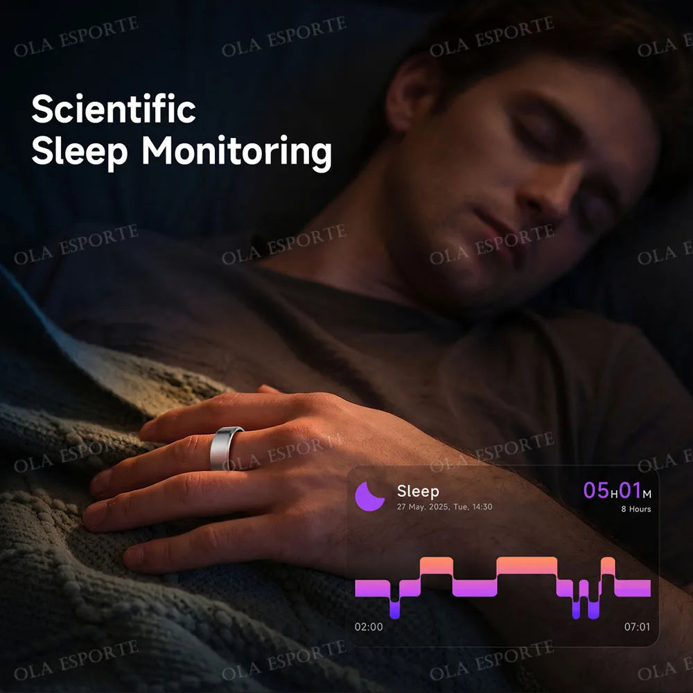 Ola Esporte Smart Ring Monitors Heart Rate Oxygen And Sleep