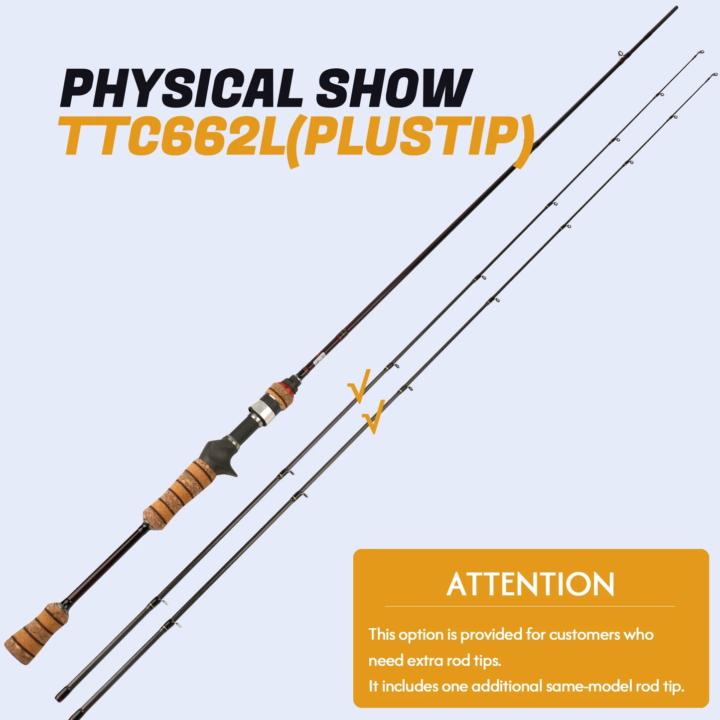 Kuying Teton River Casting Spinning Carbon Fishing Rod