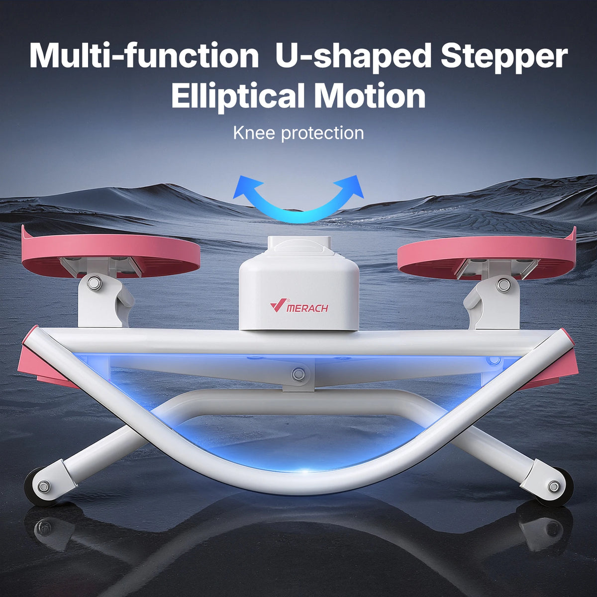 MERACH Rocking Stepper With Ab Twist Board For Home Workouts