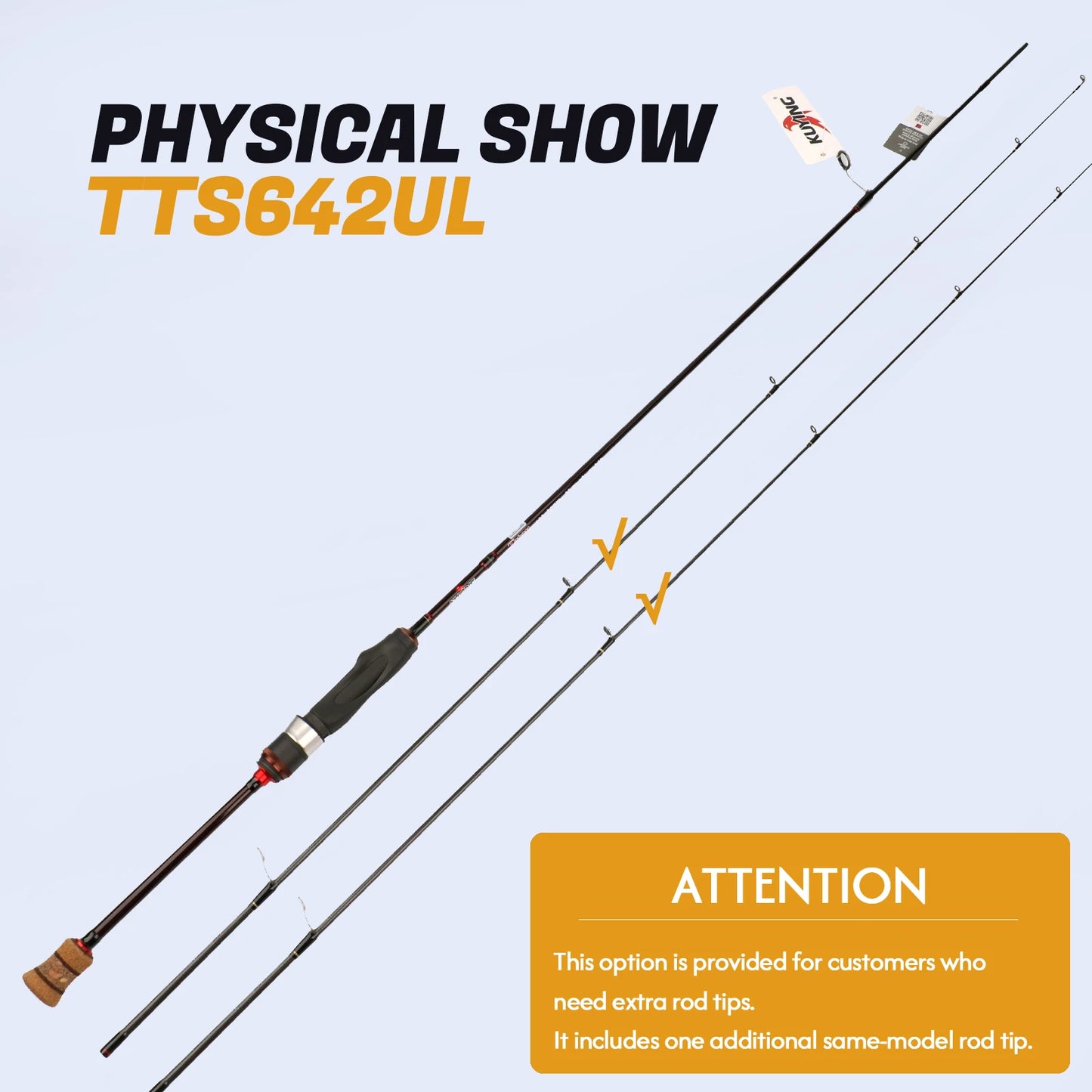 Kuying Teton River Casting Spinning Carbon Fishing Rod