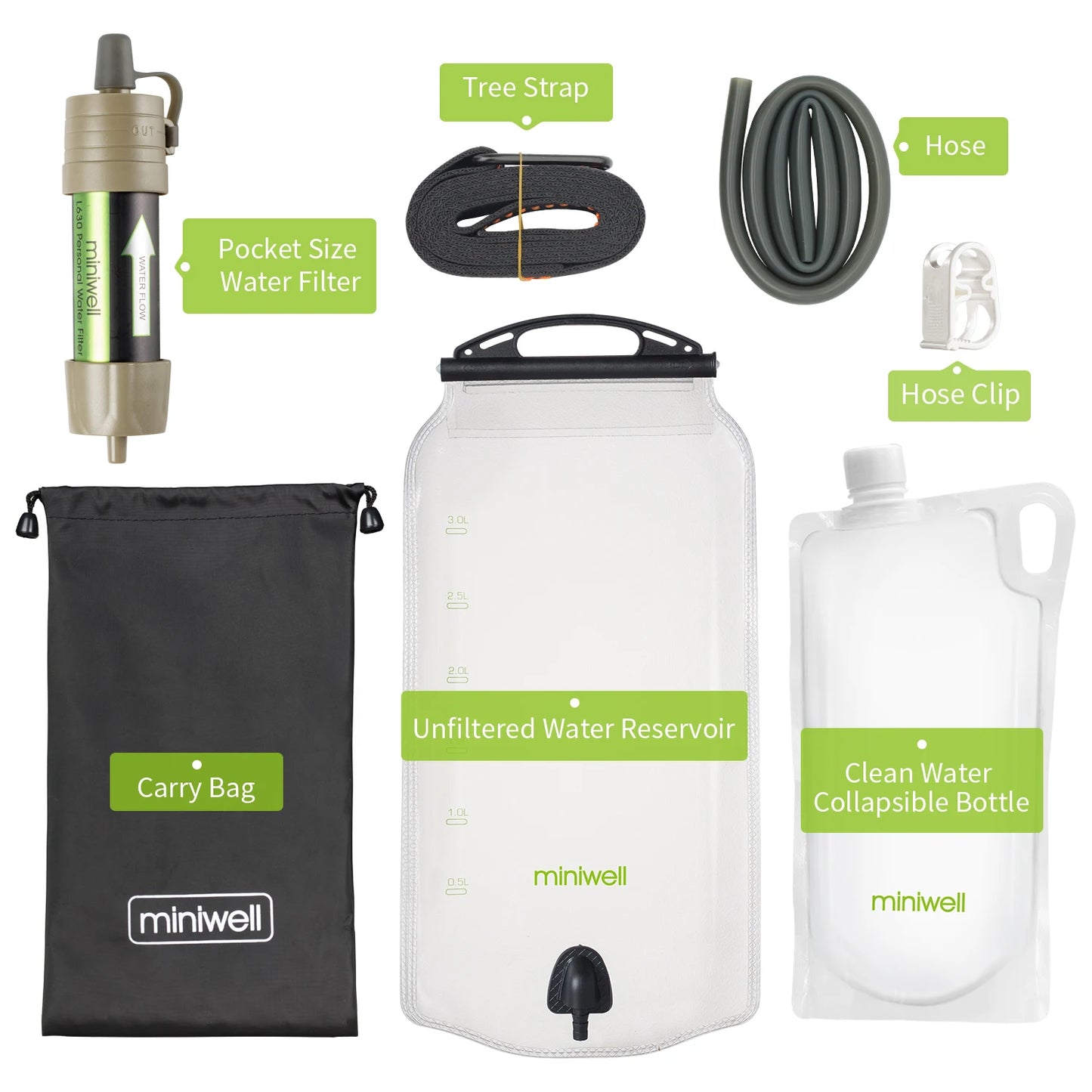 miniwell new model outdoor water filter L630A