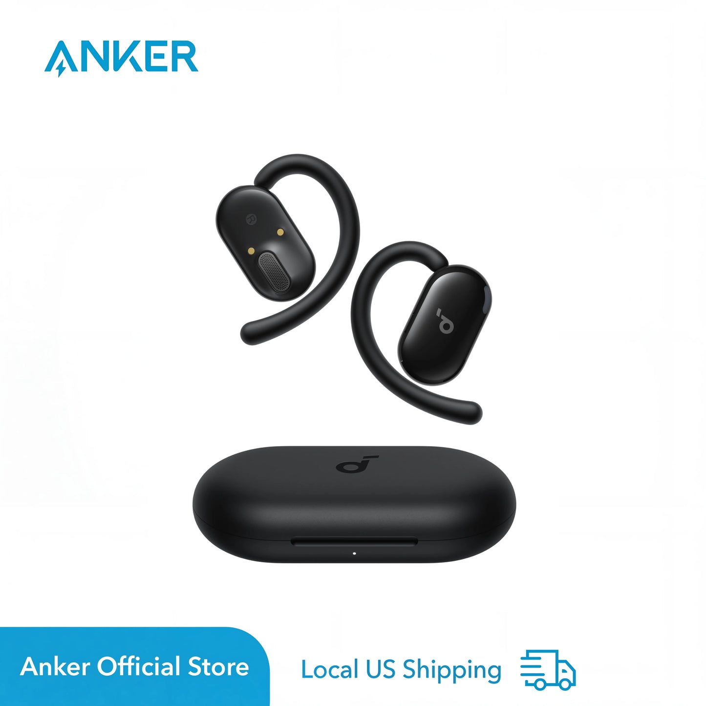 Anker Soundcore V20i Open Ear Headphones With Adjustable Ear Hooks