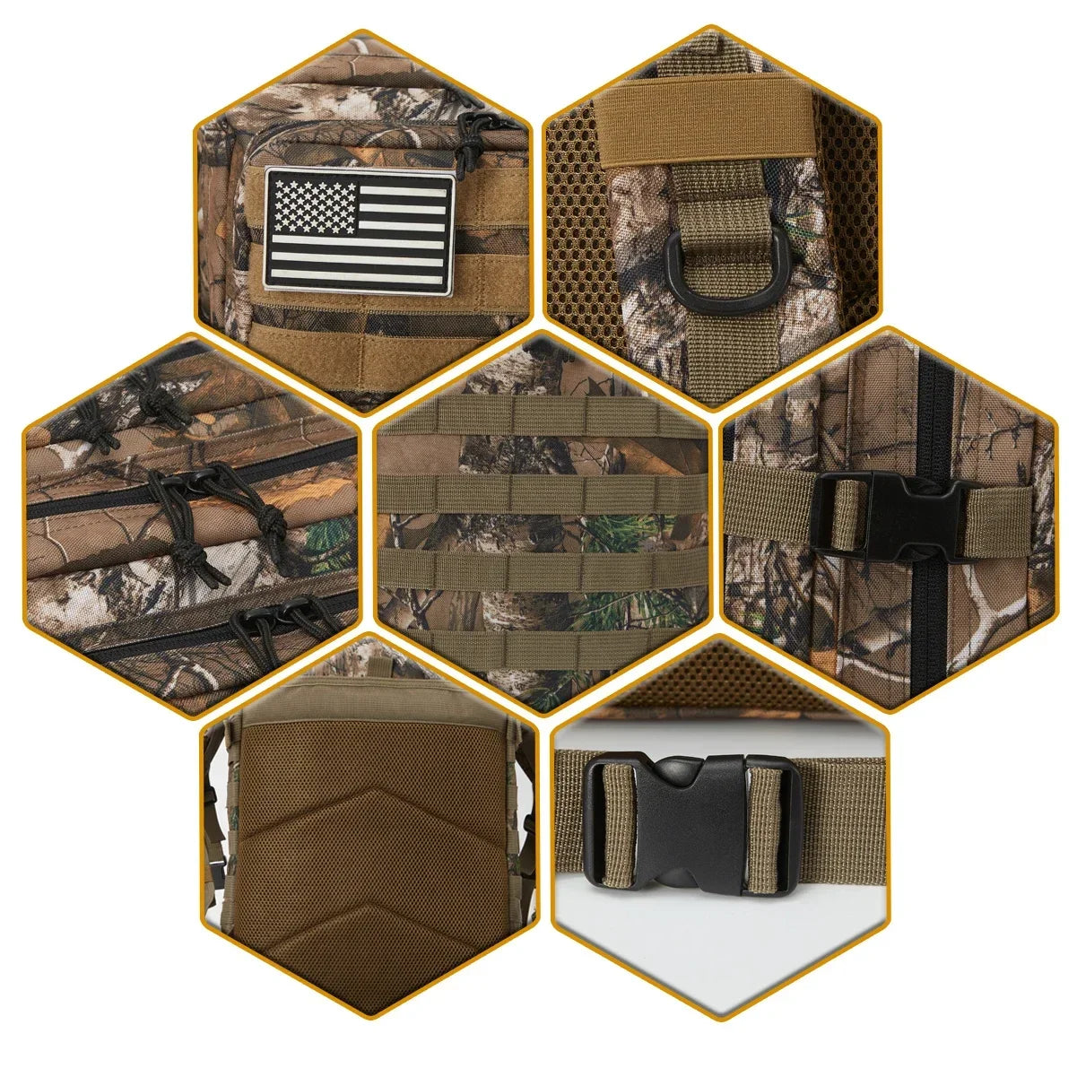 ReFire Gear 45L Hunting Tactical Backpack For Outdoor Camping Hiking