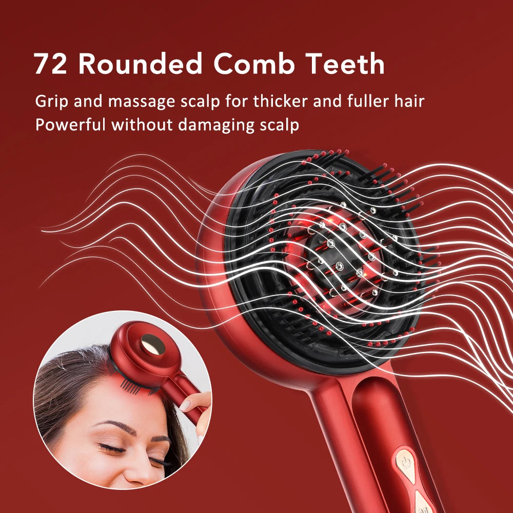 PASTSKY Electric Vibration Massage Comb With Scalp Head Massager