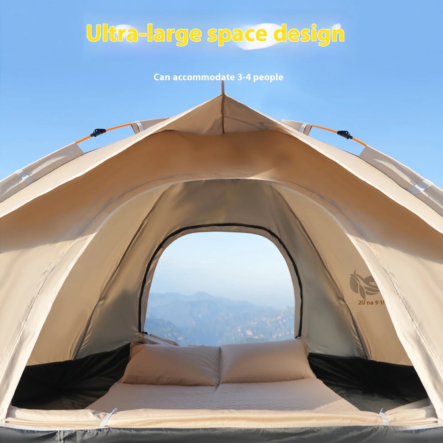 Pakicetus Outdoor Automatic Pop Up Shelter Tent Waterproof Camping
