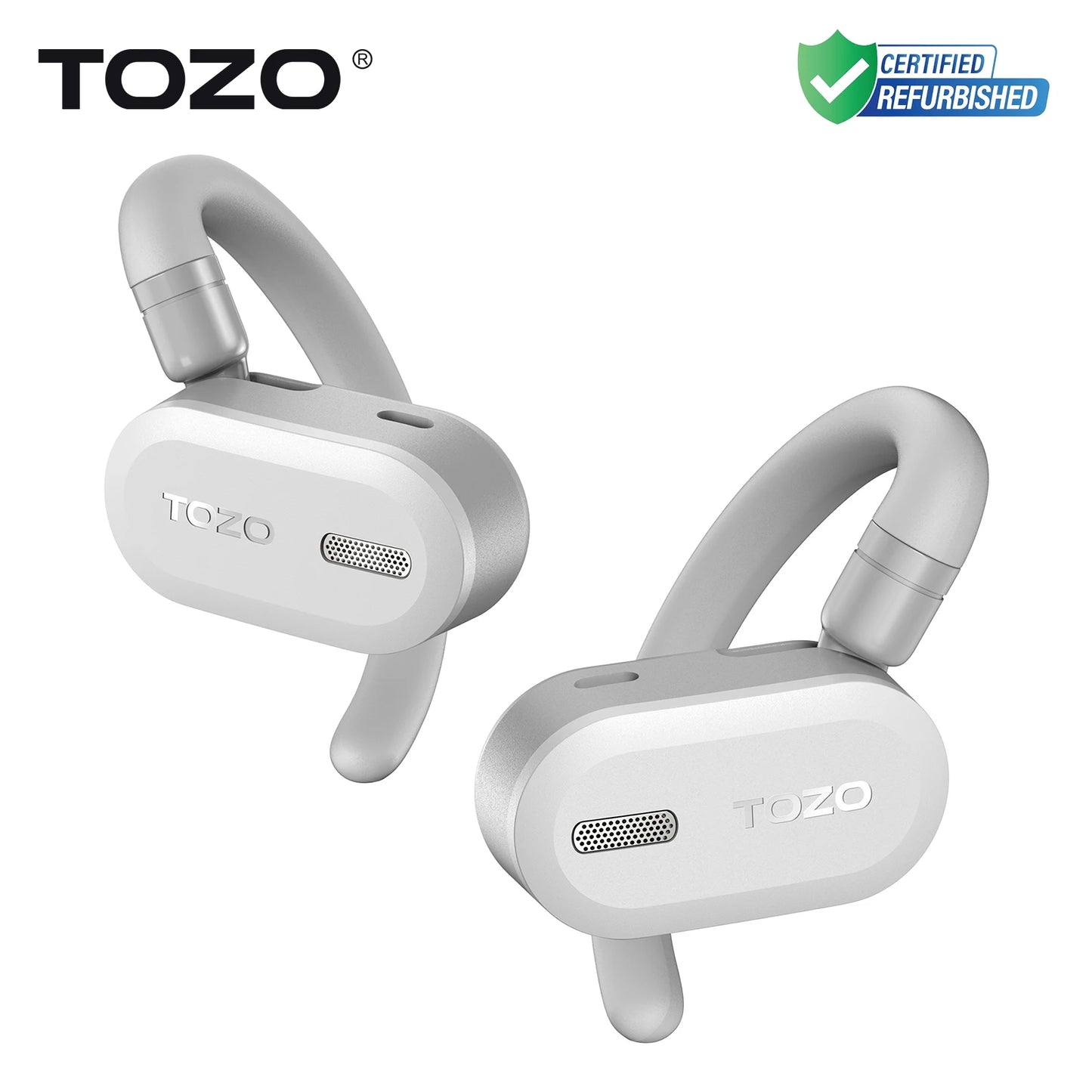 TOZO Refurbished Open Ear Hooks Bluetooth Earphones 5.3