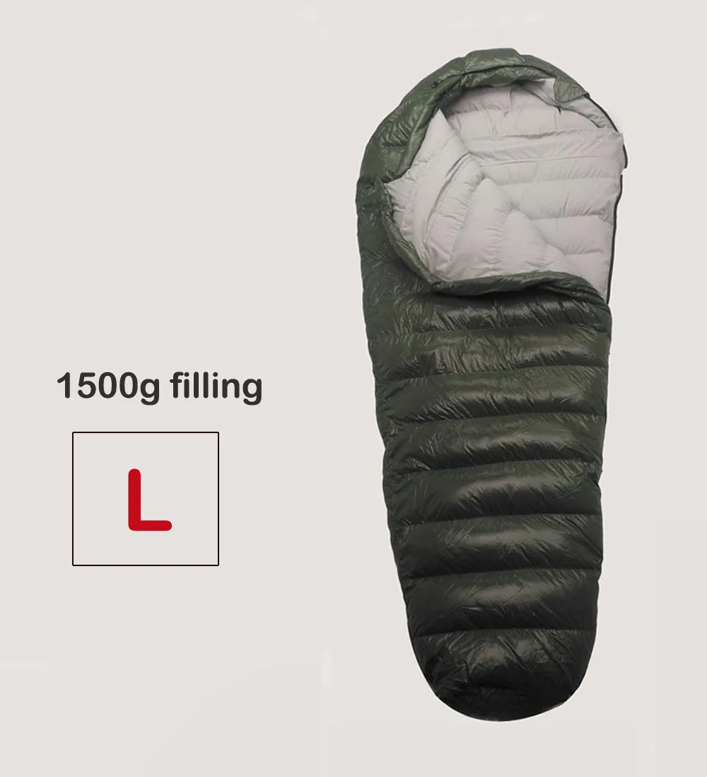 Kamperbox Cold Weather Down Sleeping Bag for Winter Camping