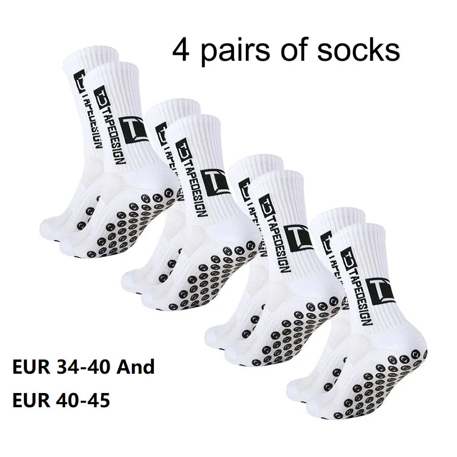 Football Socks Mid Tube Glued for Training and Competition