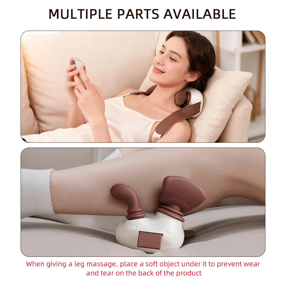 Iebilif Neck Shoulder Massager Shiatsu Kneading Shawl Therapy