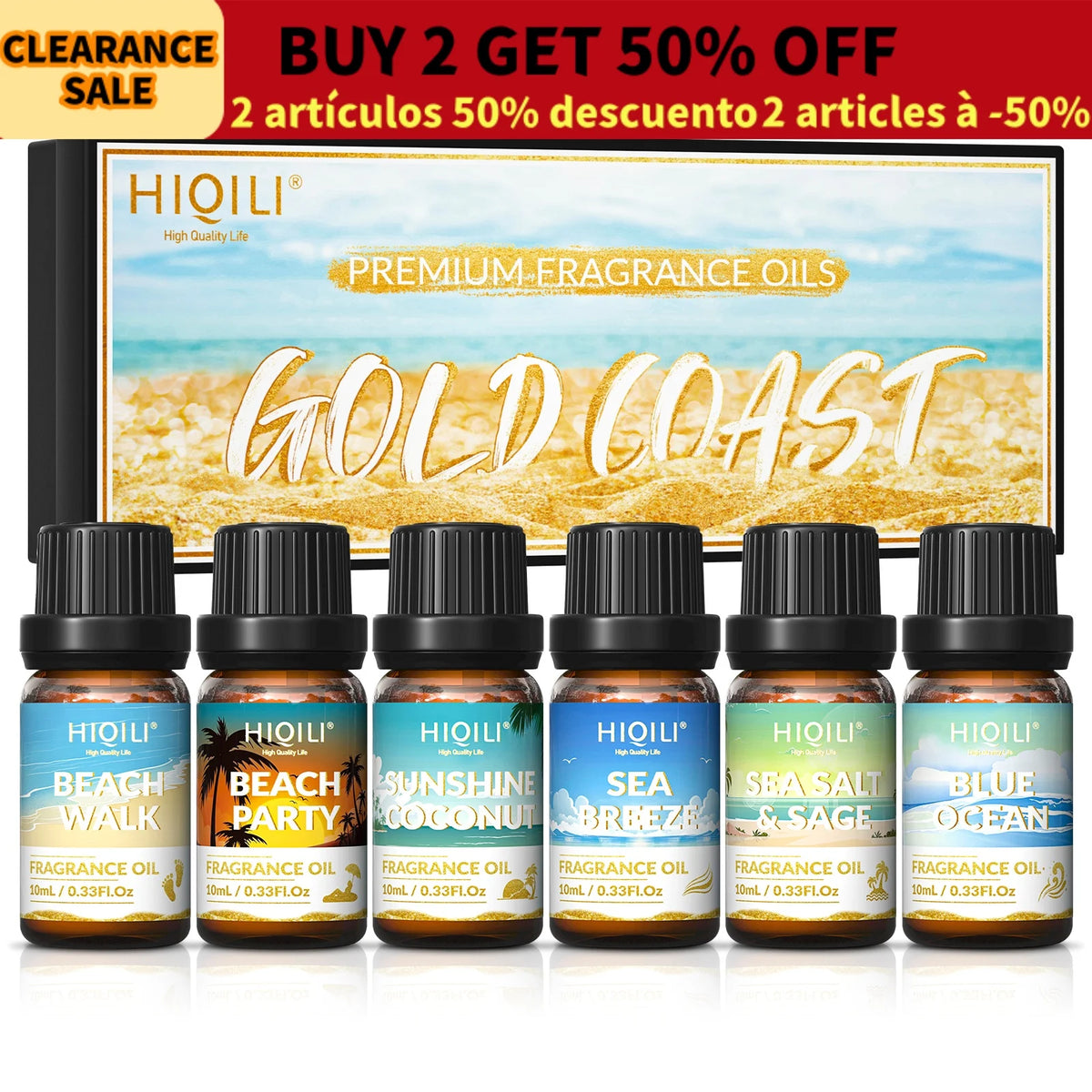 HIQILI Fragrance Oil Gift Set For Aromatherapy And Candle Making