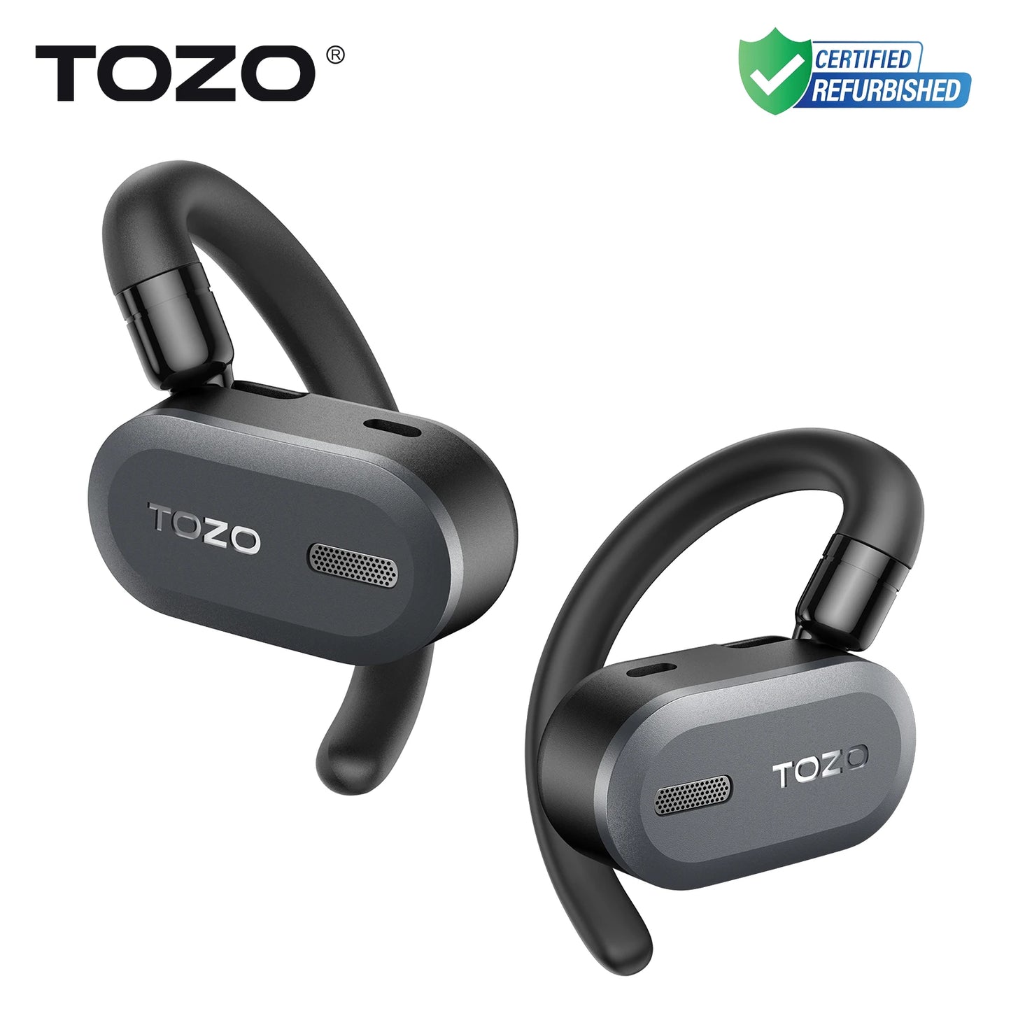 TOZO Refurbished Open Ear Hooks Bluetooth Earphones 5.3