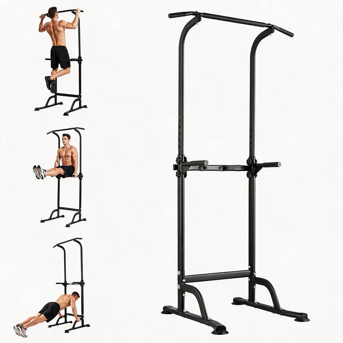 HiMISS Multi Function Power Tower Dip Station Pull Up Bar