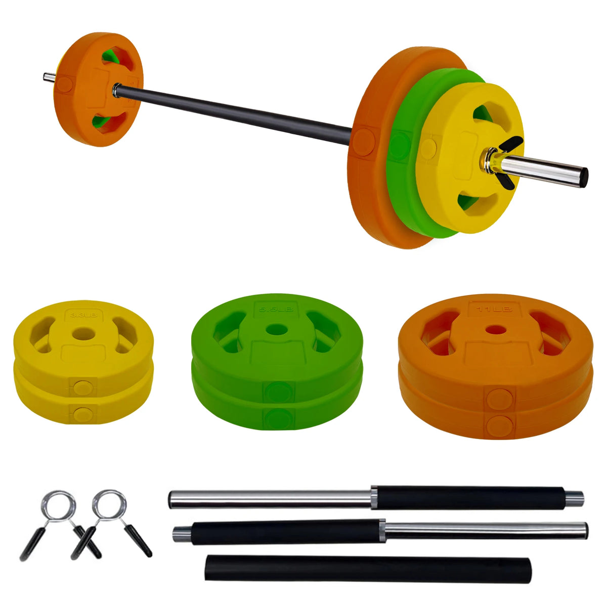 TwisterCK Adjustable Barbell Weight Set For Strength Training