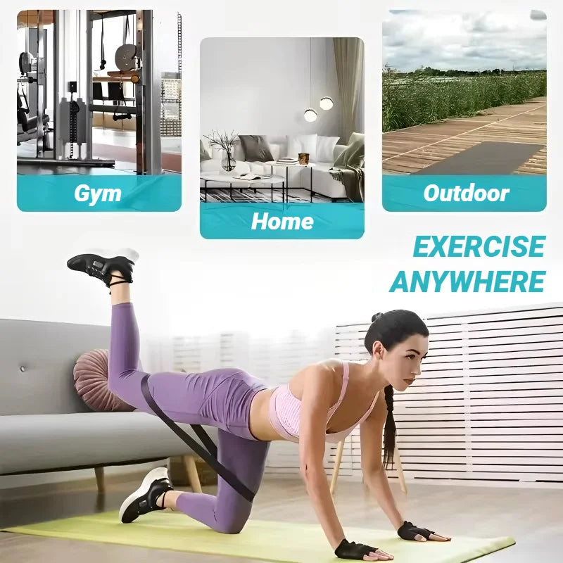 Elastic Resistance Band Set For Full Body Strength Training