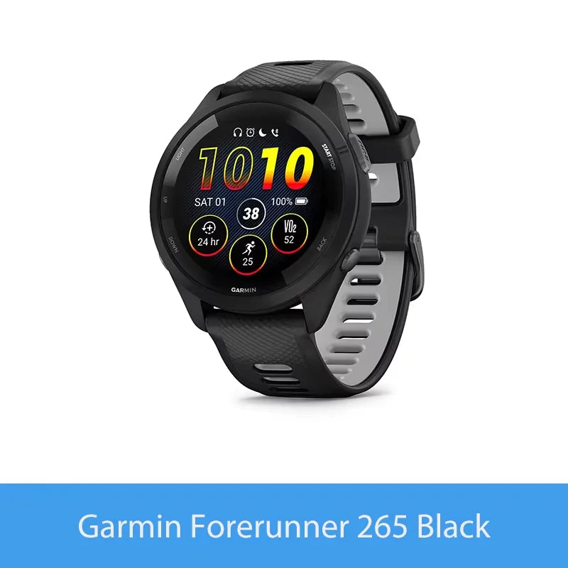 Garmin Forerunner 265 Gps Smartwatch With Amoled Display And Tracking