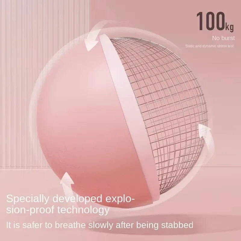 Antiexplosion Yoga Ball For Legs And Hip Sculpting Exercise