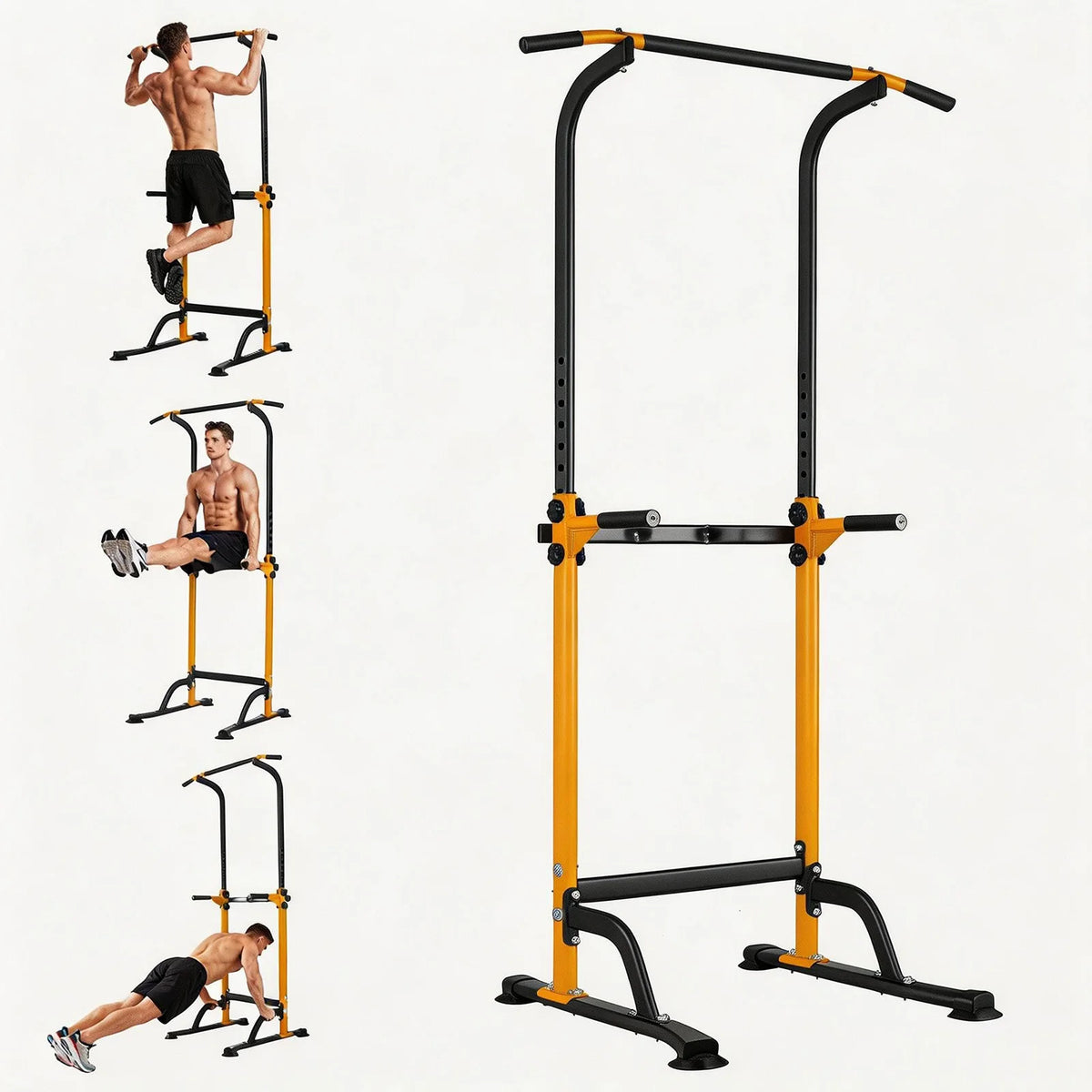 HiMISS Multi Function Power Tower Dip Station Pull Up Bar