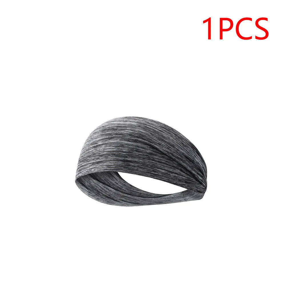 APWIKOGER Sports Headband Sweat Absorbent Elastic Running Band