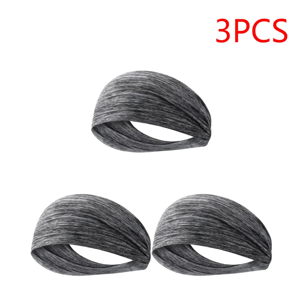 APWIKOGER Sports Headband Sweat Absorbent Elastic Running Band