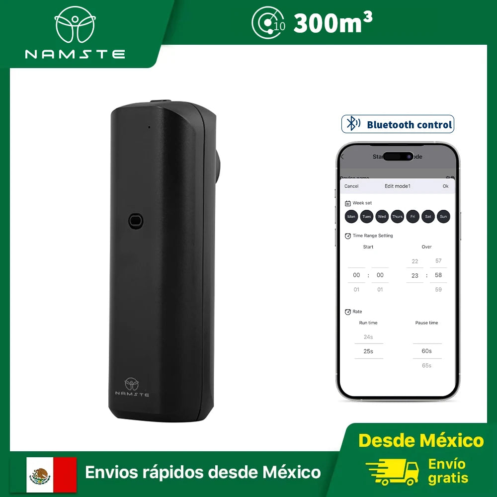 NAMSTE Bluetooth Fragrance Diffuser 300m3 Coverage Wall Plug