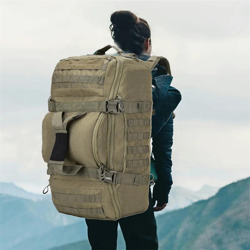 LQARMY Outdoor MOLLE Tactical Backpack For Hiking Travel