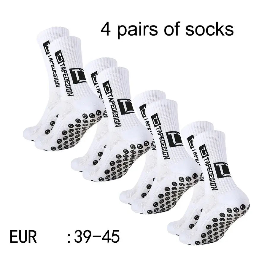 Football Socks Mid Tube Glued for Training and Competition