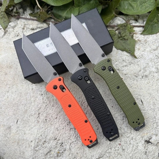 DIY Supplies BM 537 Folding Knife 440C Steel Survival Tool