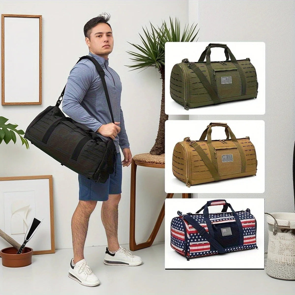 ReFire Gear Duffle Bag For Sports Travel And Gym Essentials