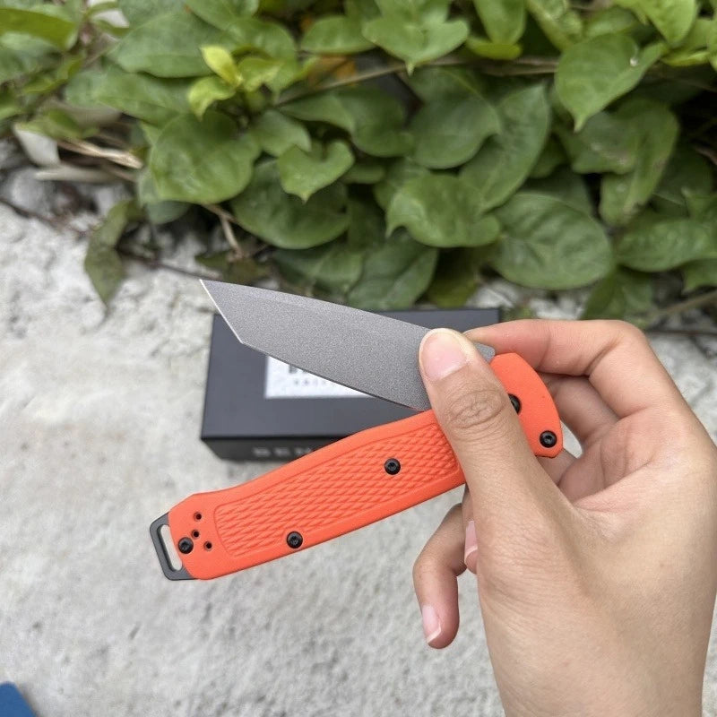 DIY Supplies BM 537 Folding Knife 440C Steel Survival Tool