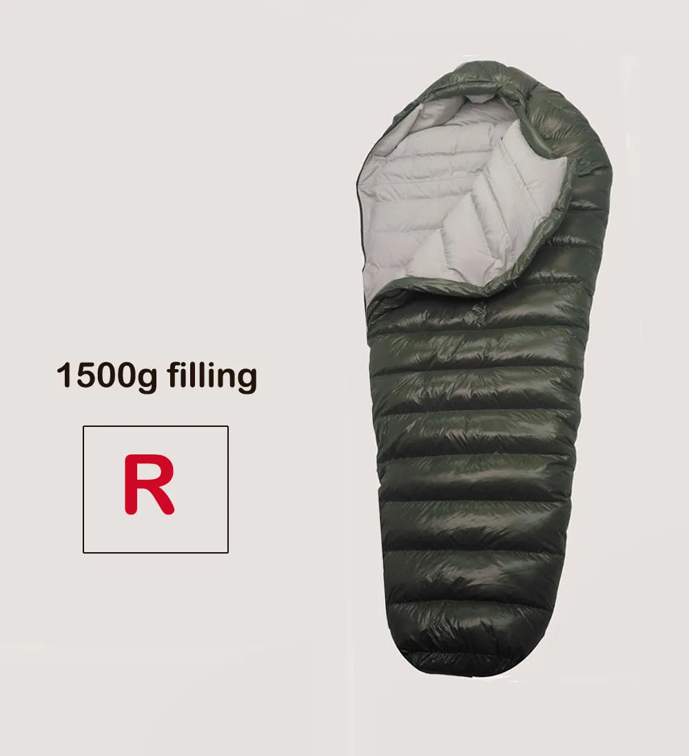 Kamperbox Cold Weather Down Sleeping Bag for Winter Camping