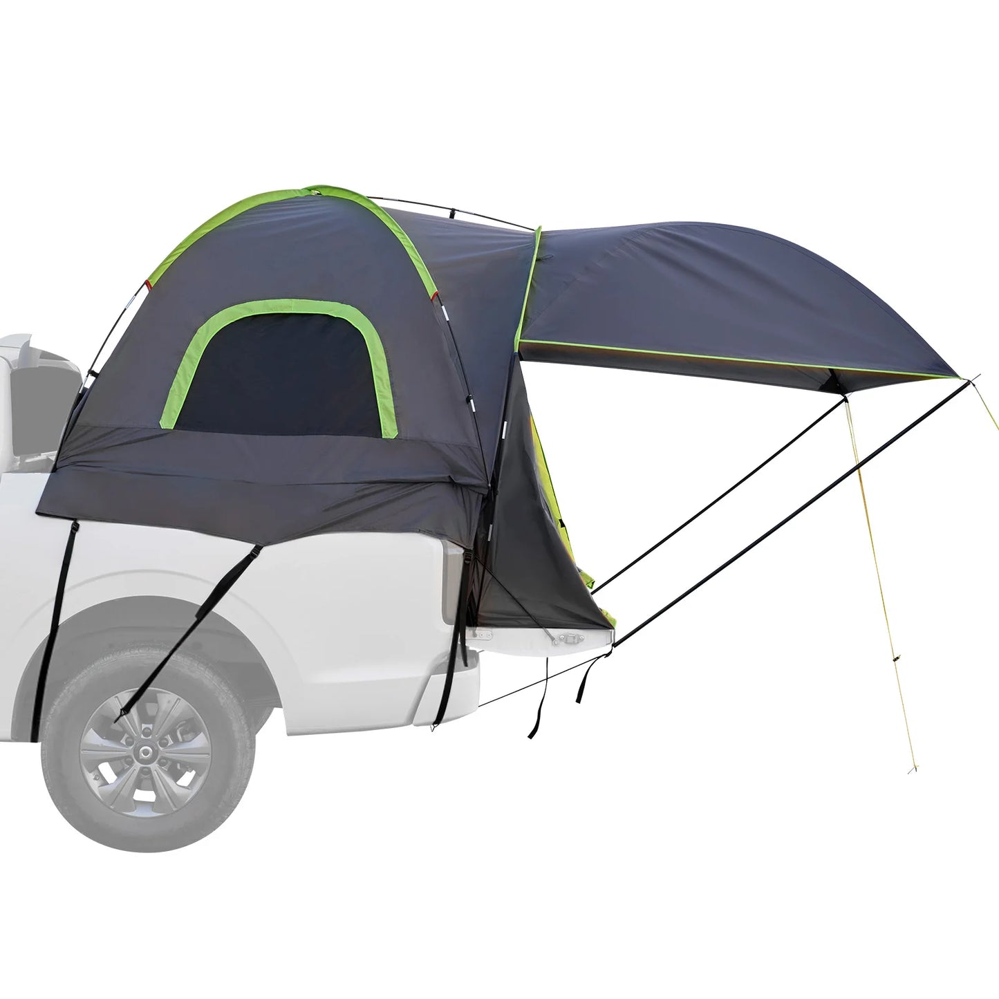 SucceBuy Truck Bed Tent for Camping With Expandable Awning