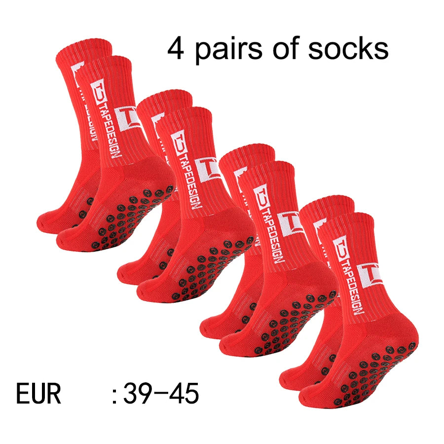 Football Socks Mid Tube Glued for Training and Competition