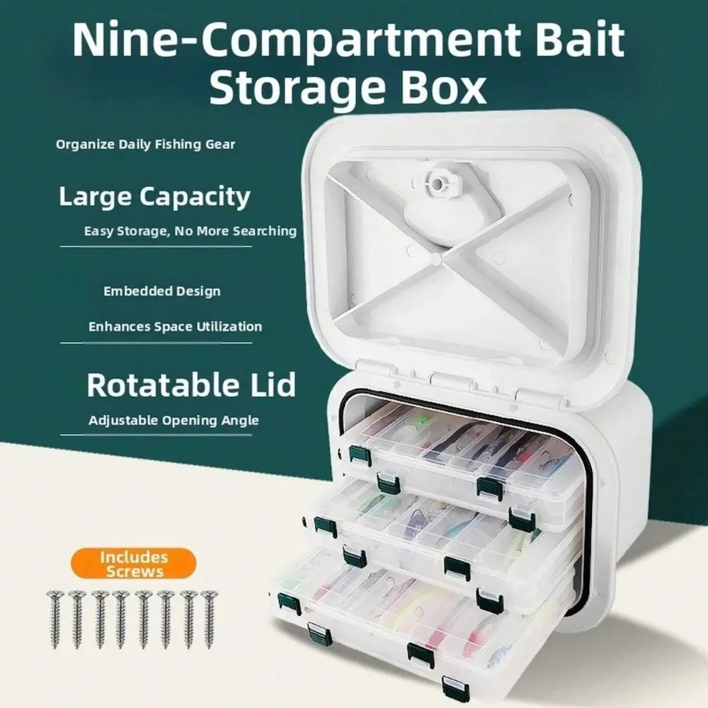 Heavy Duty Marine Deck Storage Box With Lock For Boats
