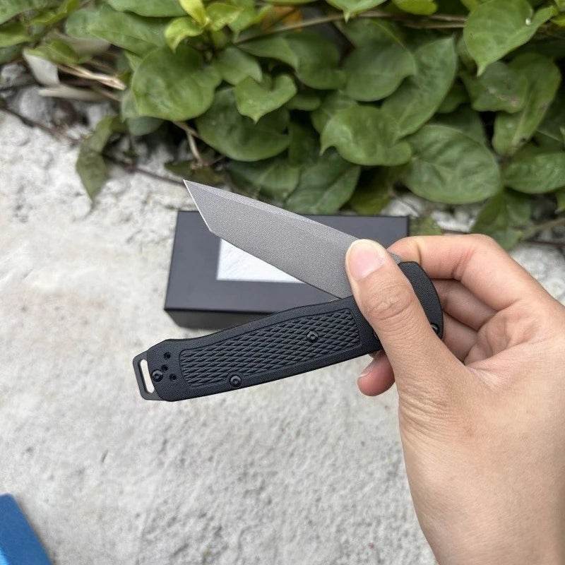 DIY Supplies BM 537 Folding Knife 440C Steel Survival Tool