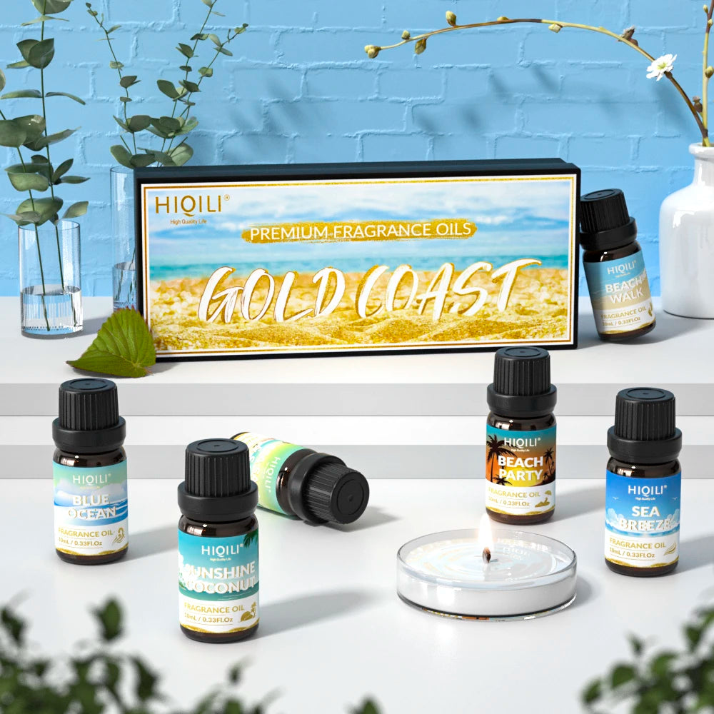 HIQILI Fragrance Oil Gift Set For Aromatherapy And Candle Making