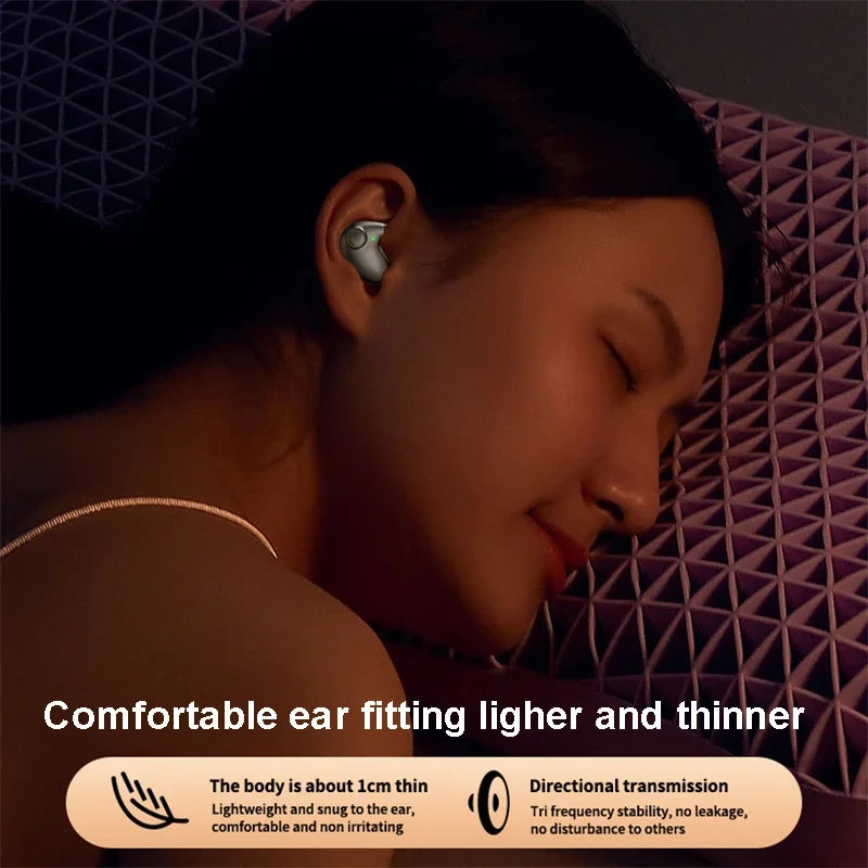 Shuke Invisible Sleep Earphones Wireless Bluetooth 5.3 Noise Cancelling