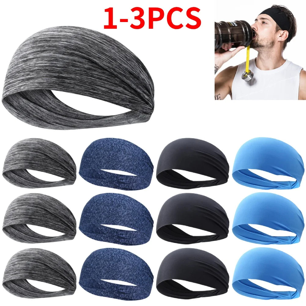 APWIKOGER Sports Headband Sweat Absorbent Elastic Running Band