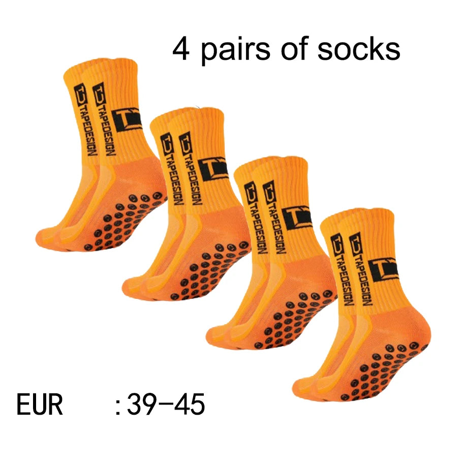 Football Socks Mid Tube Glued for Training and Competition