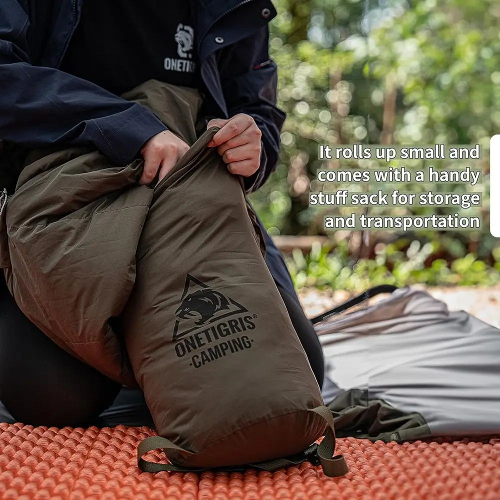 Mummy Sleeping Bag For Camping And Hiking 3 Season Adventure