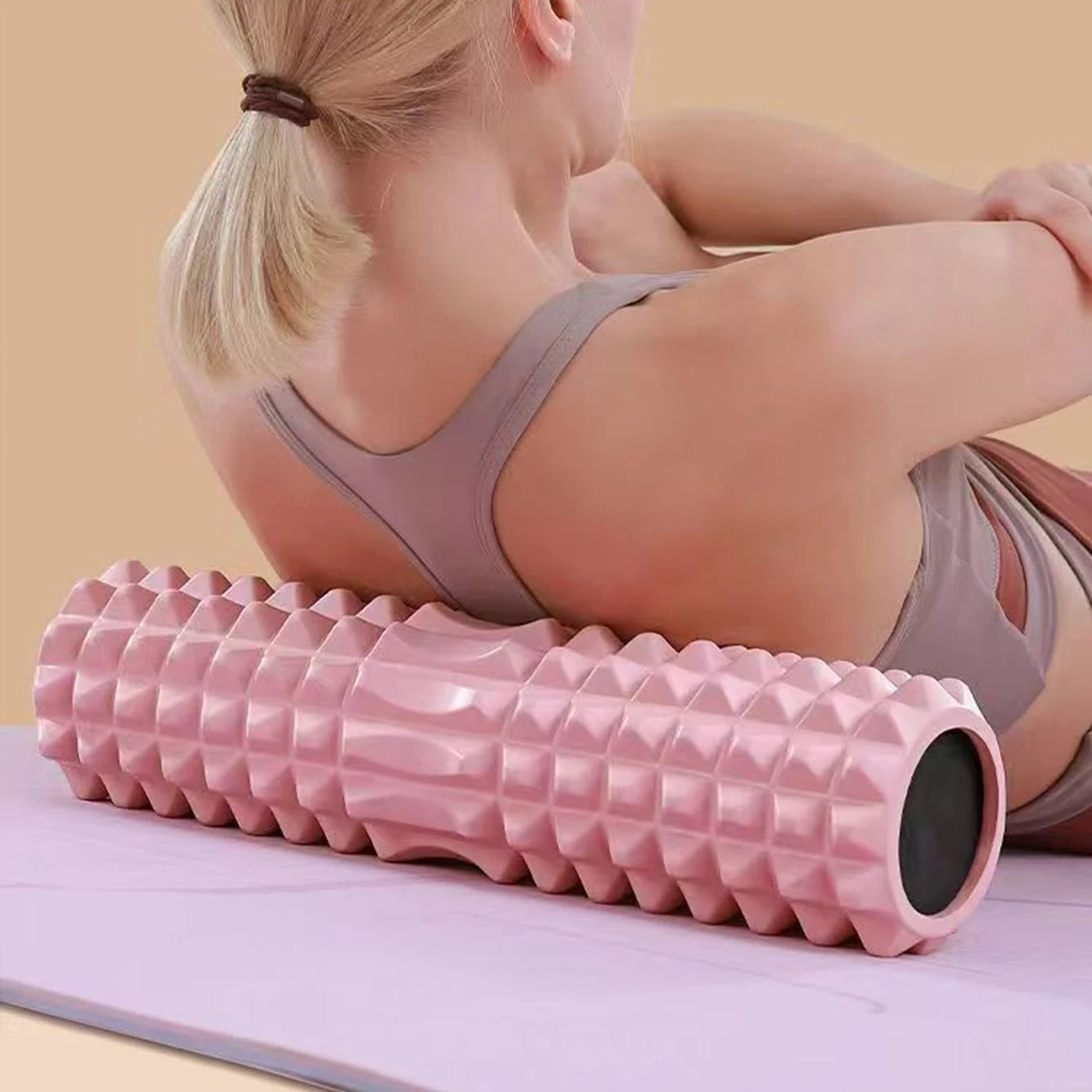 Yoga Foam Roller For Deep Tissue Muscle Massage And Recovery
