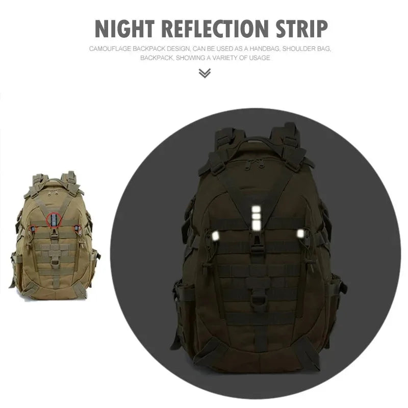ReFire Gear Tactical Hunting Backpack With MOLLE And Cup Holders
