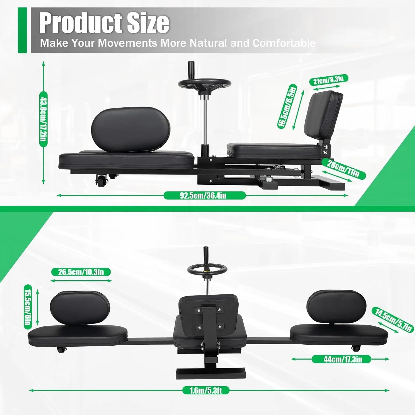 Leg stretcher, hip stretcher. Home gym split machine for strength training, suitable for yoga, dance, gymnastics leg exercises