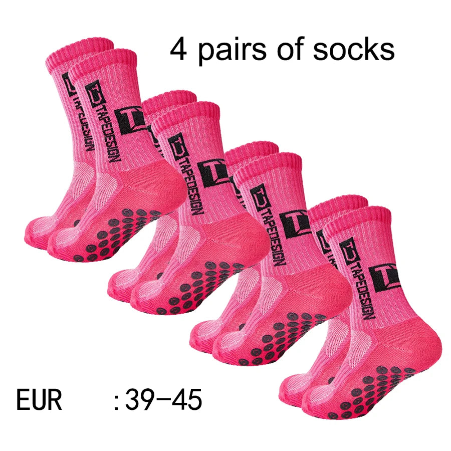 Football Socks Mid Tube Glued for Training and Competition